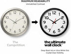The Ultimate Wall Clock |14 Inch | Modern | Atomic | Analog | Home | Office | - Image 3