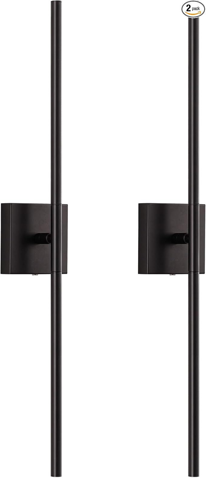 KDG Cordless Wall Sconces Set of 2, Wireless 5200mAh Rechargeable Battery by KDG