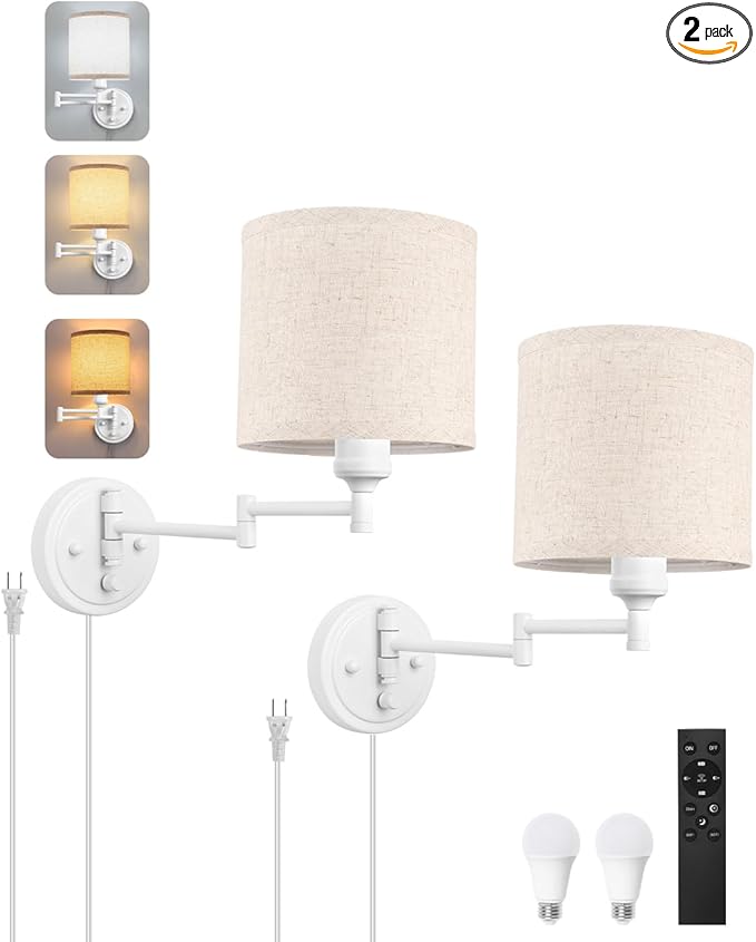 GOODATE Plug in Wall Sconces by GOODATE