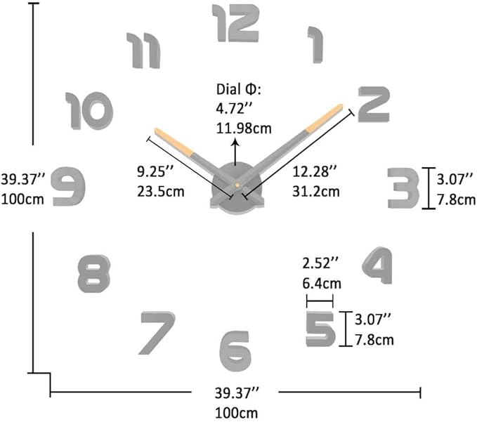 VANGOLD Wall Clock for Living Room Decor - Image 3