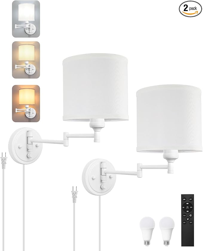 GOODATE Plug in Wall Sconces by GOODATE