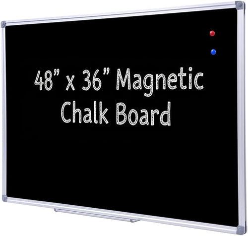 36 x 48 Inch School Large Black Chalkboard by DexBoard