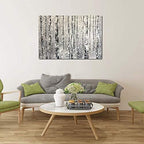 Yihui Arts Modern Birch Tree Canvas Wall Art - Image 8