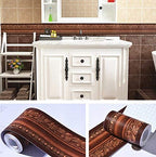 REDODECO 3D Flower Pattern Molding Peel Stick Wall Border - Image 3