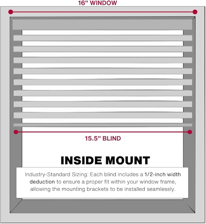 LOTUS & WINDOWARE Cordless Mini Blind, Window Blinds - Image 7