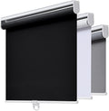 Customize Cordless Roller Shades Blackout Blinds by AOSKY