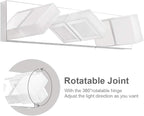 Ralbay Dimmable LED Vanity Light Modern 3 Light Acrylic Stainless Steel - Image 4