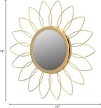 3 Pack Metal Mirrors for Wall Sunburst Wall Mirrors Home Décor Decorative - Image 8