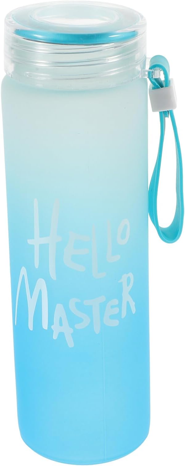 Heat Resistant Glass Cup Gradient Tone Glass Mug with Silicone Sleeve for Office Car Home Portable Drinking Tumbler for Coffee Tea Milk and Hot Beverages