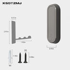 6PCS Foldable Wall Hooks, Zinc Alloy Flip Down Hooks, Retractable Wall Hooks - Image 7