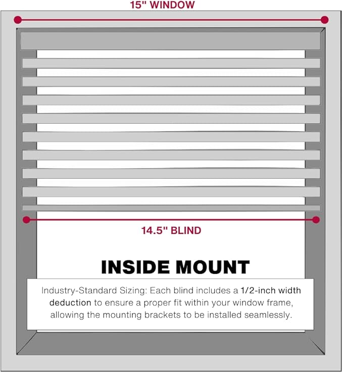 LOTUS & WINDOWARE Cordless Mini Blind, Window Blinds - Image 4