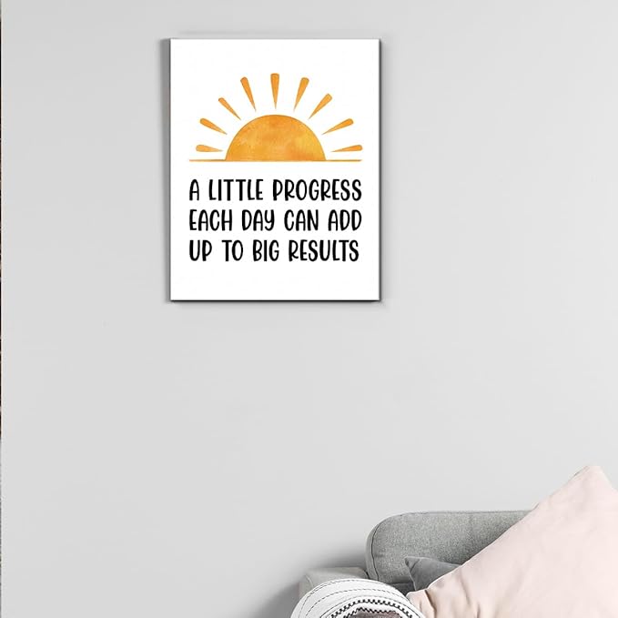 Inspirational Office Wall Art Decor, Motivational Add Up to Big Results - Image 7