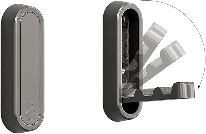 2PCS Foldable Wall Hooks, Flip Down Design by XSGTZMJ