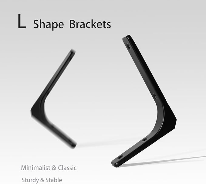 DINZI LVJ Long Wall Shelves, 39.4Inch Wall Mounted Shelves Set of 2, Extra - Image 9