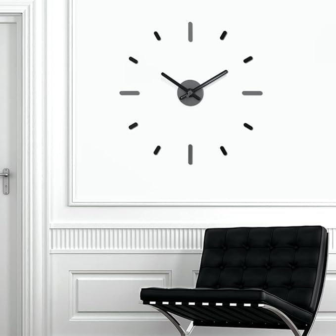 Presentime & Co Large Frameless DIY Wall Clock - Image 4