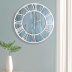 1st owned Wall Clocks for Living Room Decor, Round Silent Non Ticking, Modern by Wallclockdecor
