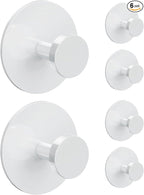 bussdis White Adhesive Wall Hook by BUSSDIS
