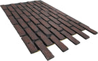 EverStone Aged Brick Faux Brick Panel, 46 7/8"W x 27"H x 1 1/4"D, Cinder Color - Image 6