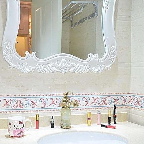 UPREDO 3D Decorative Floral Molding Waterproof Wallpaper Border Peel and Stick - Image 3