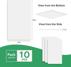 Smooth White Drop Ceiling Tile 2ft x 4ft, Ceiling Panel 24 x 48in – Waterproof - Image 7