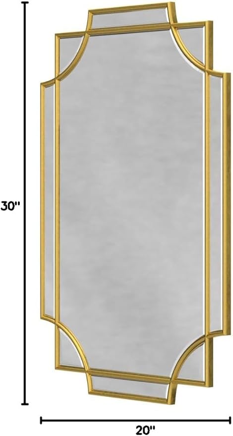 Kelly Miller 20"x30" Small Gold Bathroom Mirror - Image 10