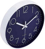 jomparis 12 Inch Silent Non-Ticking Battery Operated Quality Quartz Round Wall - Image 4