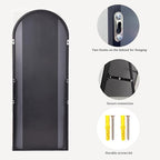 Dewfig Arched Full Length Mirror, Oversized Full Body Mirrors - Image 7