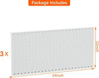 TORACK 3 PCS Metal Pegboard Panels - Image 4