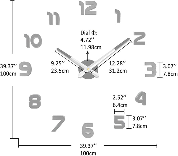 VANGOLD Big Wall Clock for Living Room - Image 3