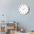 Roymnie Wall Clock, 8 Inch Modern Wall Clocks Battery Operated, Small Silent - Image 6