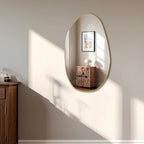 BOMINICA Irregular Wall Mirror Asymmetrical Mirror, Decorative Wall Mirror - Image 7