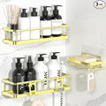 YASONIC Shower Caddy Adhesive, No Drill Bathroom Shower Organizers, by YASONIC
