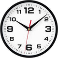 14 Inch Wall Clock Silent Non-Ticking Modern Clocks Battery Operated Large by Warminn