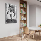 High Fashion Poster Trendy Black and White Wall Art Retro Girl Room Decor - Image 5