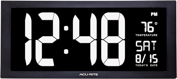 AcuRite 76102M Oversized LED Clock by AcuRite