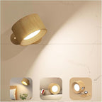AKSDA Battery Operated Wall Light, LED Wall Sconce by AKSDA