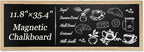 Magnetic Chalkboard for Wall, Long Chalk Board, Wall Hanging Menu for Restaurant - Image 2