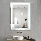 LED Bathroom Mirror 28x20 Inch by Butylux
