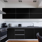 practicalWs Peel and Stick Wallpaper 23.6" x 118" Black Wallpaper Self Adhesive - Image 6