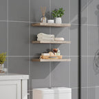 RALGEND Floating Shelves for Wall, 1.5" Thick Wall Shelf Set of 3 - Image 2