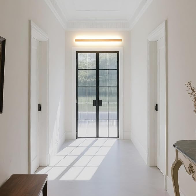 KELUOLY Modern Plug in Long Wall Sconce, 20W Warm White 3000K Acrylic Indoor - Image 8