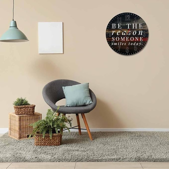 Mxocom Faith Quote Wall Clock Motivational and Inspirational Quote About Life - Image 6