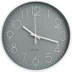 Wall Clock Non-Ticking Silent Modern Simple Style Round Decor Clock by BAKBRAND