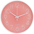 Wall Clock 10 Inch Non-Ticking Silent Modern Simple Style Round Decor Clock by BAKBRAND