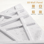 Heikki 30 Pack 3D Wall Panel for Interior Wall Décor, PVC Flower Textured Wall - Image 2