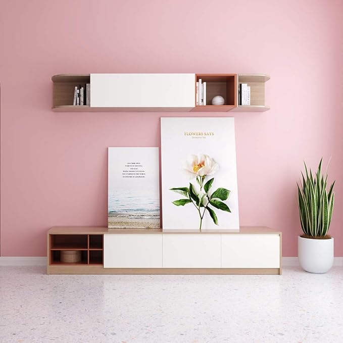 practicalWs Pink Self-Adhesive Wallpaper Film Stick Paper Easy to Apply Peel - Image 6