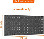 WALMANN Metal Pegboard Panels for Wall Garage Tools Storage Pegboard for Garage - Image 3