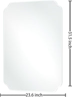 Bathroom Mirrors for Over Sink, Frameless Mirrors for Wall, 24x32 Inch Beveled - Image 7