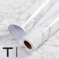 practicalWs White/Gray Marble Contact Paper 17.7 inch x 78.7 inch, Marble Peel by practicalWs
