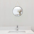 YCHMIR Small Round Wall Mirror, Bathroom Mirror - Image 3